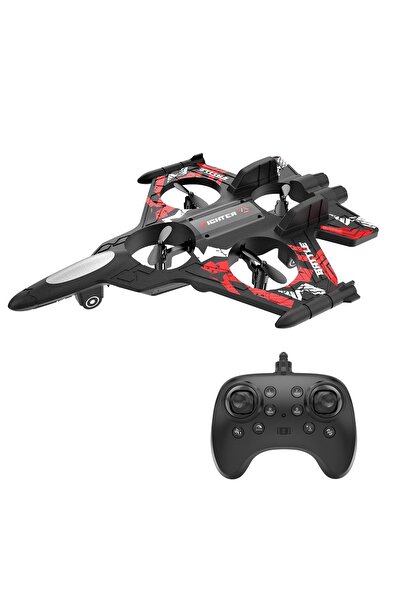 OEM Dronă de luptă din spumă 2.4G, Negru/Roșu cu giroscop și rotire la 360° -...