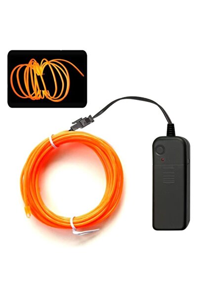 STARSTAR 5m orange battery neon strip cuttable.