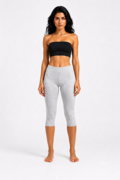 AV ANZAV 1574 Leggings Capri din bumbac elastic, confortabili, la modă, cu at...