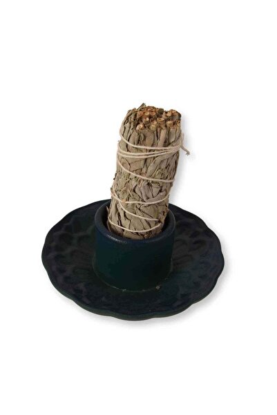 craftmystic Κεραμική Βάση για Τελετουργικές Πρακτικές Καθαρισμού και Αρωματοθ...