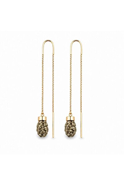 craftmystic Cercei argint 925 aur 18K cu Pirita bruta - protectie si energie ...