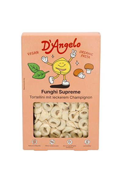Carlo Dangelo Tortellini organici umpluți cu ciuperci, 250g