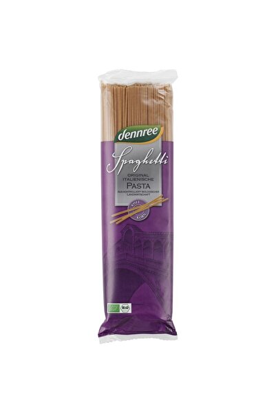 Dennree Spaghete durum din grâu integral, bio, 500g