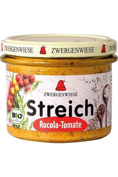 Zwergenwiese Pate vegetal cu rucola si rosii, fara gluten, bio, 180g