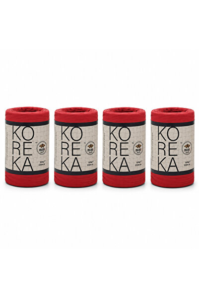 Milano Koreka Raffia Paper Thread 81 No Red 4 Pieces 400 Gr 880 Mt Bag Basket...