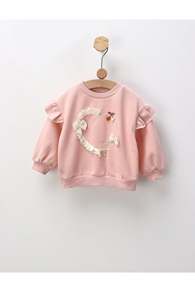 MiniKids Bluza premium From Heart, roz