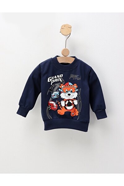 MiniKids Bluza flausata GRAND bleumarin by FDY