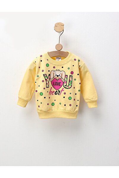 MiniKids Bluza flausata galben dog by FDY