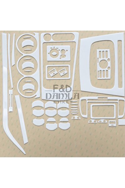 FD Damla Etiket Ford Connect 2009-2014 Dashboard Console Trim Front Chest Mah...