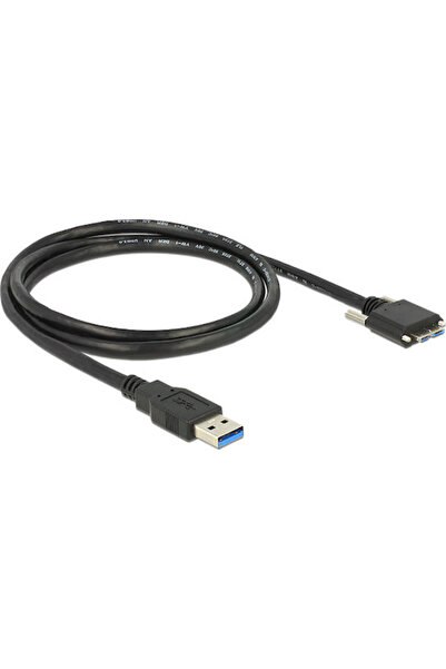 DELOCK Καλώδιο USB 3.0 σε micro USB, κανονικό, 1μ (83597)