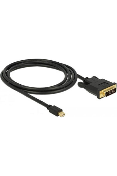 DELOCK Καλώδιο DVI-I αρσενικό σε mini DisplayPort αρσενικό, 2μ, Μαύρο (83989)