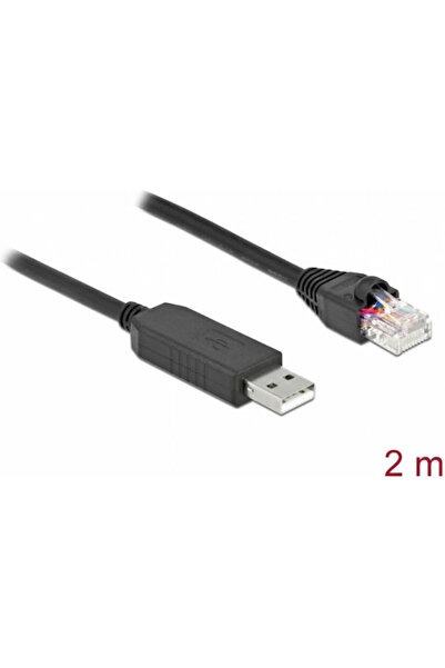 DELOCK Καλώδιο Σειριακό USB σε RS-232 RJ45 για Ρούτερ Cisco T-T 2μ 64161