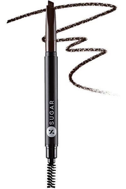 SUGAR Cosmetics قلم تحديد الحواجب أرك أرفايل مع فرشاة ممتازة، قلم حواجب مقاوم...