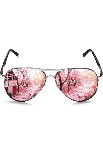 GENERAL ROCKNIGHT Polarized Aviator Sunglasses for Men Women Metal Flat Top S...