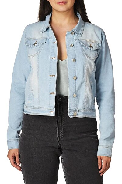 dollhouse Women's Size Dark Plus Denim Jacket