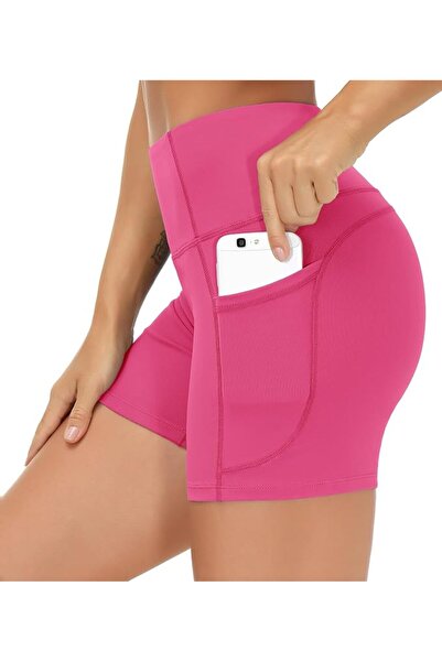 THE GYM PEOPLE High Waist Yoga Shorts for Women Workout Biker Shorts | Tummy ...