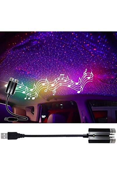 GENERAL LEDCARE QVEVDACAR USB Star Projector Night Light, Car Roof Lights, Po...