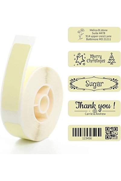 LMASBLTER NIIMBOT 160 Pcs D110/D11/D101 Label Maker Tape Clear Labels Name Fi...