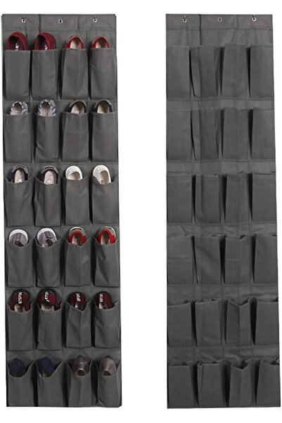 GENERAL Over The Door Shoe Organizer, Shoe Racks Foldable Wardrobes Storage B...