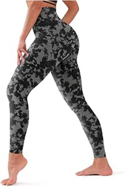 Bluemaple 4 Pack Leggings for Women Butt Lift High Waisted Tummy Control No S...