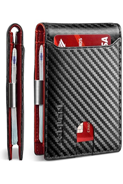 Runbox Top Layer Genuine Cowhide Leather Wallet for Men Slim Mens Wallet-Mone...