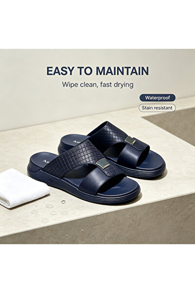 Dhiaa Walk Men's Leather Slipper - Unique Italian Design - Comfortable for Yo...