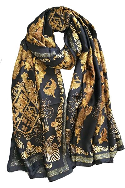 GENERAL Fashion Scarves 100% Satin Silk Scarf Long Lightweight Sunscreen Shaw...
