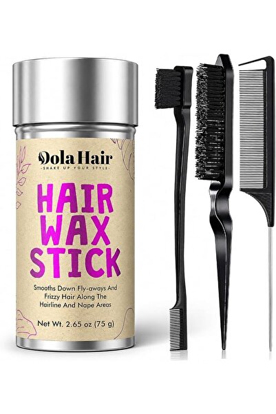 Dolahair عصا شمع الشعر لتصفيف الشعر المتطاير والشعر المنسدل، لتصفيف أنيق ولامع