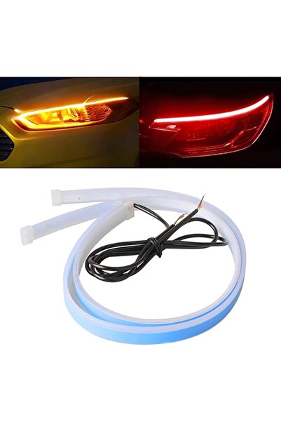 GENERAL أشرطة إضاءة LED للسيارة، قطعتان بطول 24 بوصة، أشرطة LED مرنة للمصابيح...