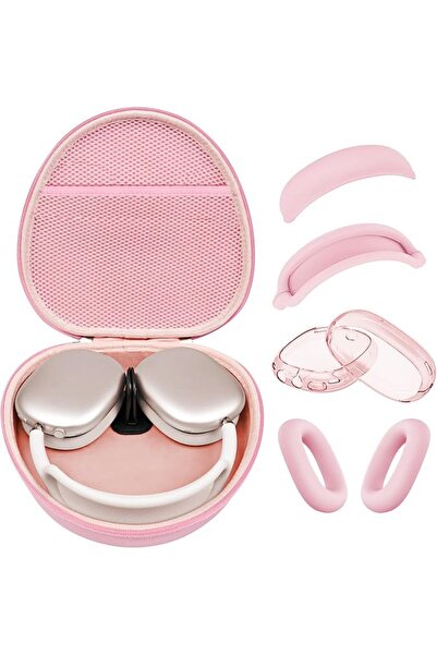 GENERAL غطاء سيليكون لسماعات AirPods Max، غطاء شفاف ناعم من TPU لحماية الأذن/...
