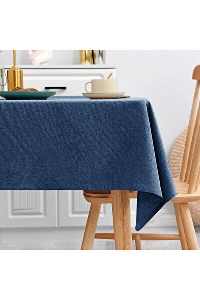 Generic Brand Rectangular linen tablecloth, 110*160 cm. High quality, splash-...