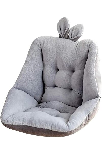 ALMEKAQUZ Semi-Enclosed One Seat Cushion with Backrest – Non-Slip, Thick & So...