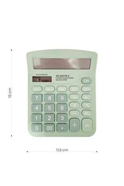 MC Micostore Kadio 12-digit calculator in pastel colors KD-8837B-3