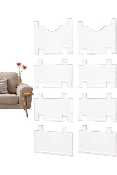 STARSTAR 2 transparent furniture wall spacers.