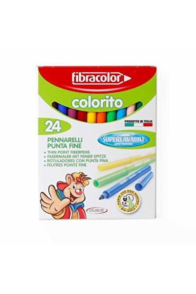 MC Micostore Carioca Fibracolor Colorito Punta Fine 24 culori