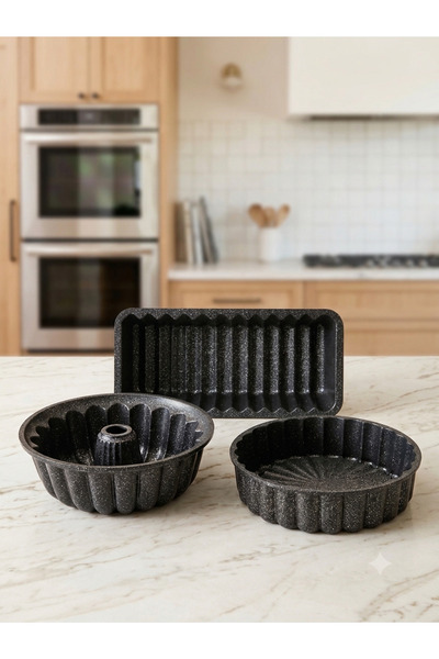 Midas Sliced Tart Baton 3-Piece Cake Mold