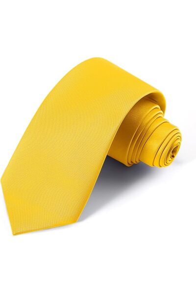 GENERAL Black Ties For Men Solid Pure Color Formal Neckties 3.15" (8CM) Men's...