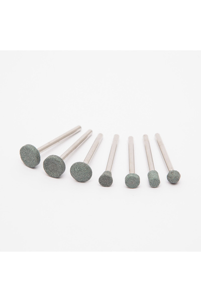 Alista Home Set of 7 Abrasive Stones for Grinding with 3.1 mm Shaft for Mini ...