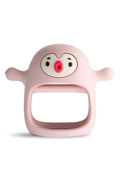 Smily Mia Penguin Silicone Baby Teether & Teething Mitt – 0-6M