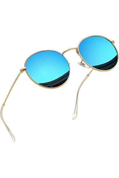 Joopin Vintage Round Polarized Sunglasses for Men Women UV400 Protection | Sm...