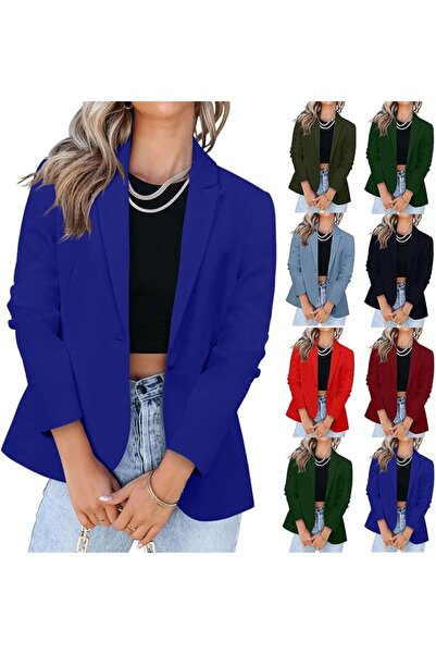 GENERAL Womens Blazers for Work Casual Open Front Blazer Long Sleeve Work Off...