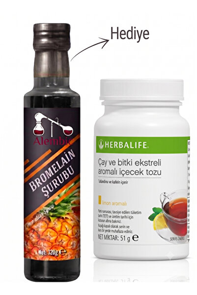 Limon Aromalı 51 gr Küçük Çay (Alembic Bromelain Hediyeli)
