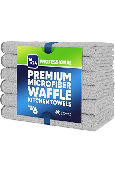 Microfiber Wholesale Kitchen Towels - Microfiber Waffle Weave Towels | White ...