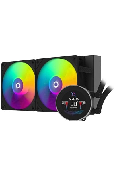 AQIRYS Υδρόψυξη Υγρού Τύπου για CPU Hydra 240 AIO, Μαύρο