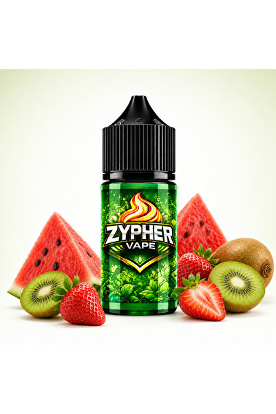ZYPHER Kanzi Yüksek Aroma Likit 30 ML-24 M.g Salt-Gıda Aroması - Karpuz Çilek...