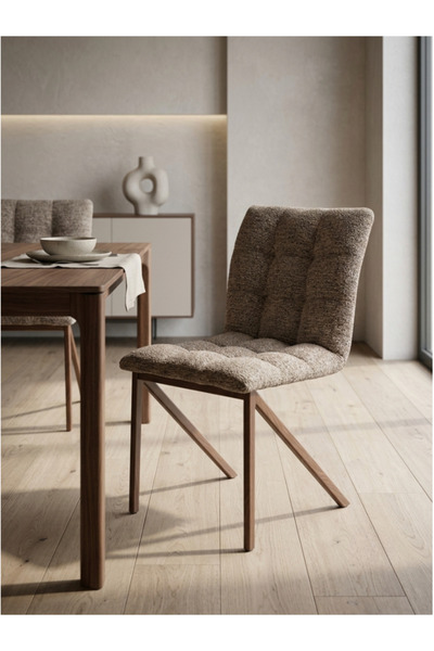 BEC13 Modern Upholstered Single Chair with Elegant Design and Sturdy Legs