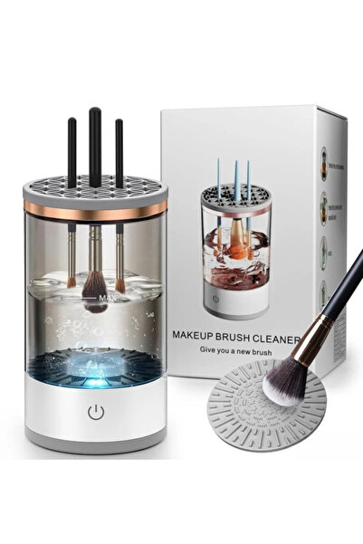 Generic Brand Aparat electric curatare pensule machiaj USB, dispozitiv automa...