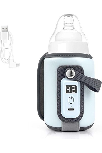 Hepiide Portable Bottle Warmer: Rapid Heating Accurate Temperature Control Wa...
