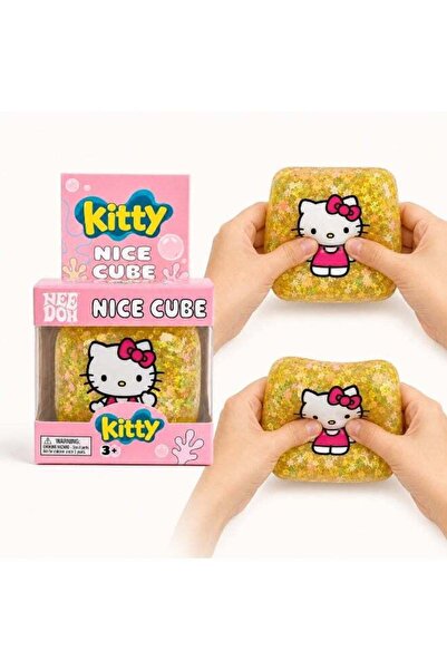 Squishy Nee Doh Hello Kitty Nice Cube Super Soft Sensory Fidget Toy