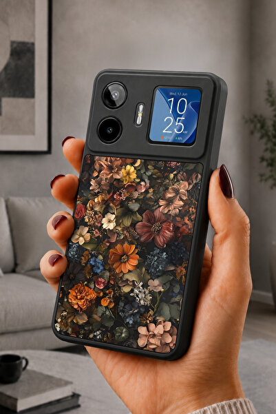 General Mobile GM26 Pro Uyumlu Buket Desenli Kamera Korumalı Darbelere Dayanı...